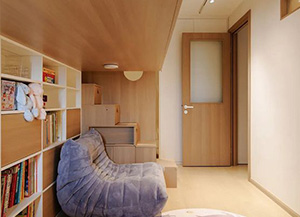 客厅主卧对调，74m²隐形二改三居，童趣树屋圆孩子的梦