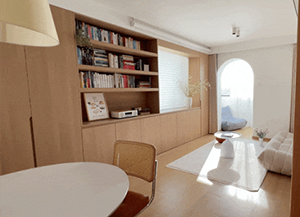 客厅主卧对调，74m²隐形二改三居，童趣树屋圆孩子的梦